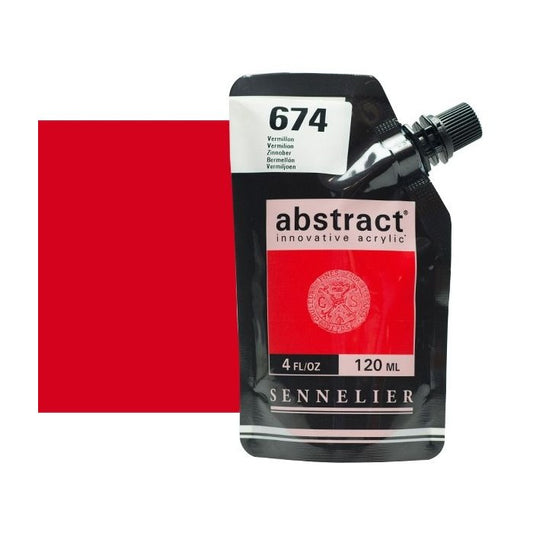 ACRILICA SENNELIER ABSTRACT 120ML 674 VERMILION