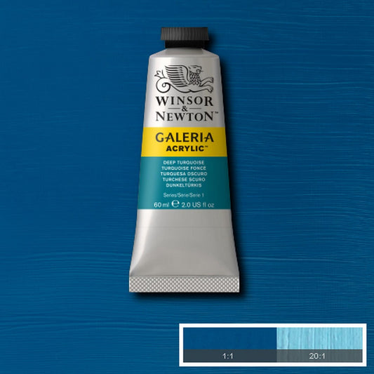 ACRILICA WINSOR NEWTON GALERIA 60ml 232 DEEP TURQUOISE 2120232