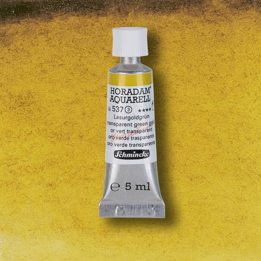 AQUARELA SCHMINCKE HORADAM 5ml 537 Transparent Green Gold S3
