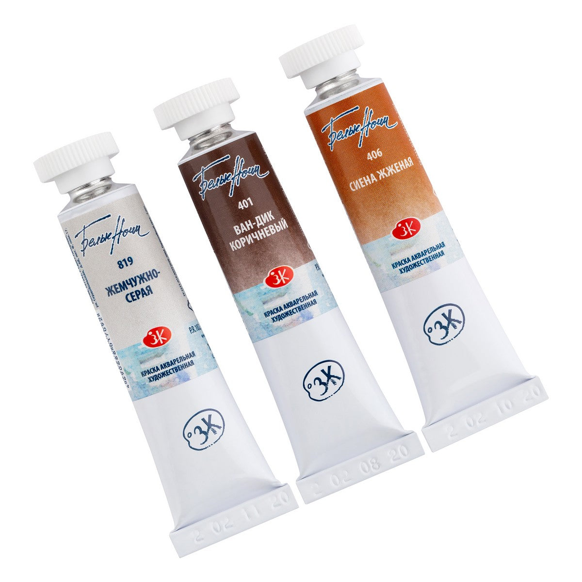 ESTOJO AQUARELA WHITE NIGHTS 03 TUBOS CATS 1 (TONS DE GATO) 10ML