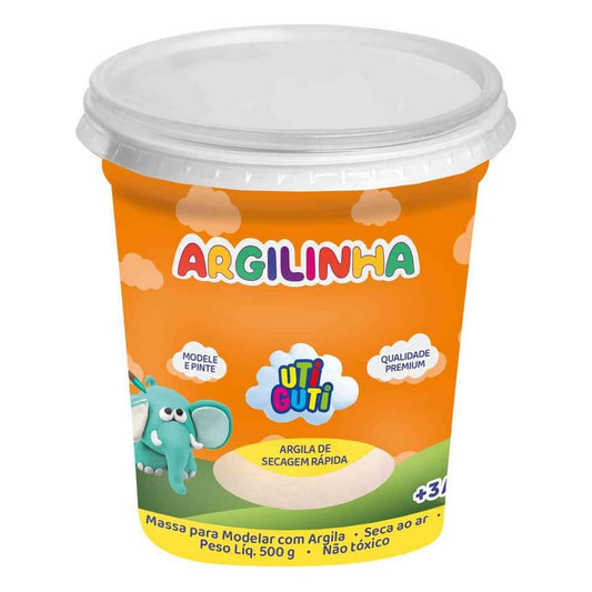 MASSA DE MODELAR ARGILINHA UTIGUTI POTE 500G