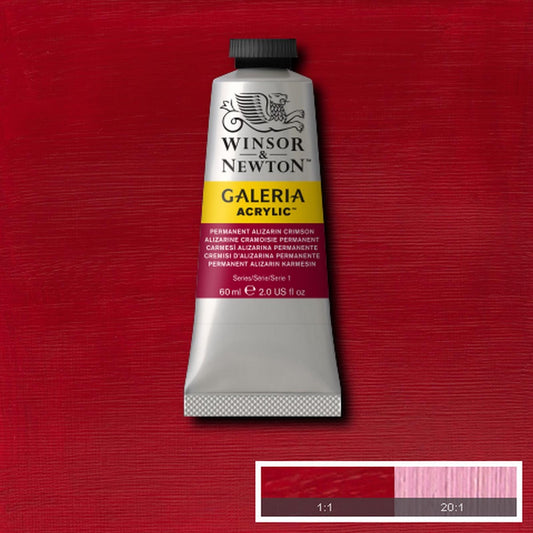 ACRILICA WINSOR NEWTON GALERIA 60ml 203 CRIMSON 2120203