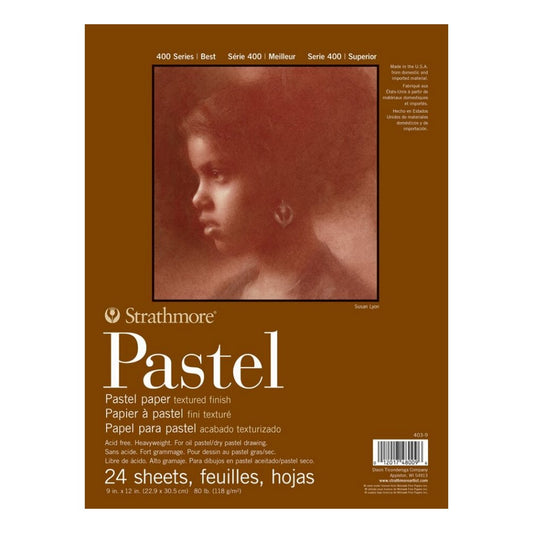 BLOCO STRATHMORE 400 SERIES PASTEL 118g/m2 22,9X30,5cm 24F