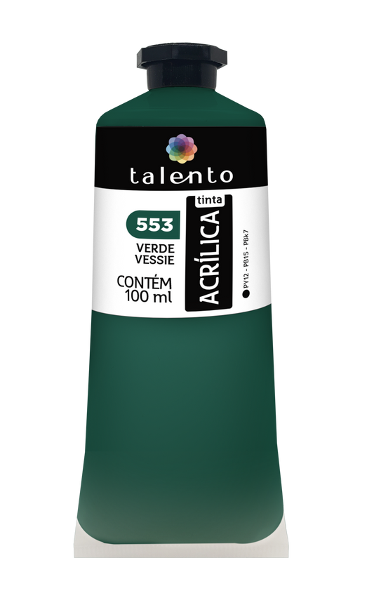 ACRILICA TALENTO 100ML 553 VERDE VESSIE