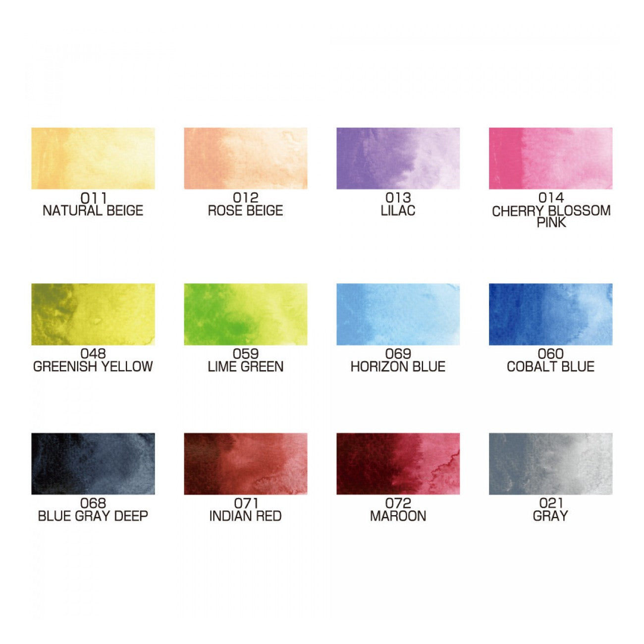 AQUARELA KURETAKE GANSAI TAMBI 12 CORES SETII MC2012VNW