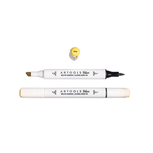 MARCADOR ARTOOLS PICTOM PONTA DUPLA MUSTARD (Y114)