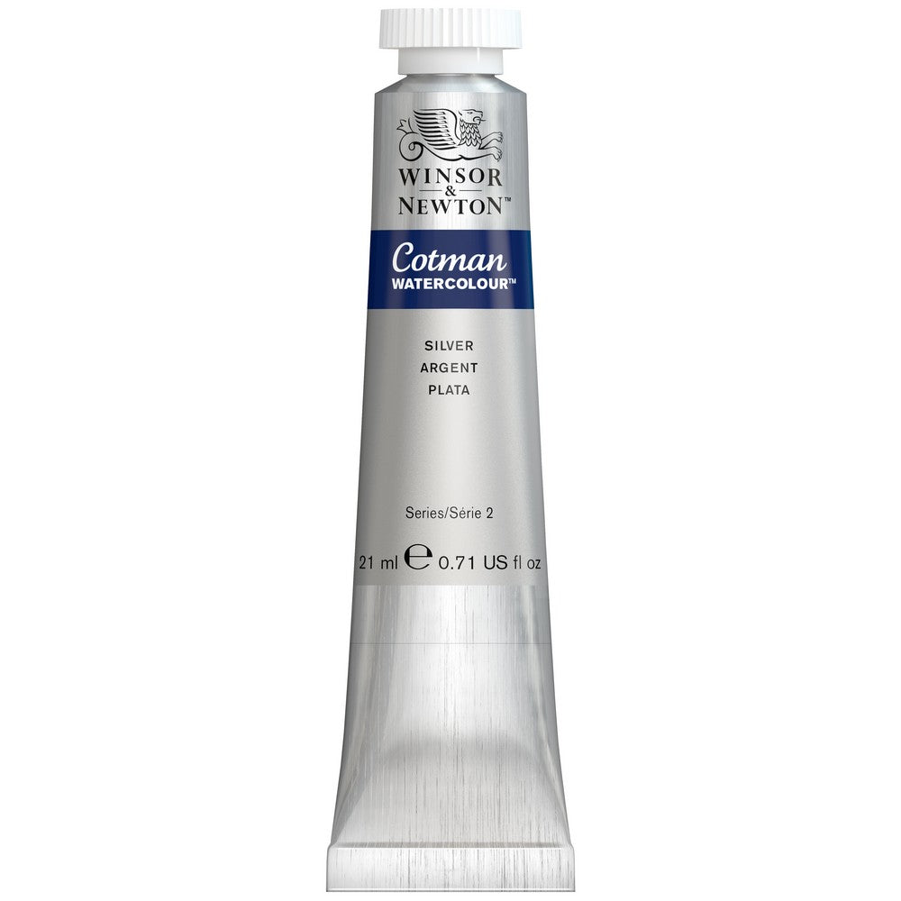 AQUARELA WINSOR NEWTON COTMAN 21ML SILVER 0308617