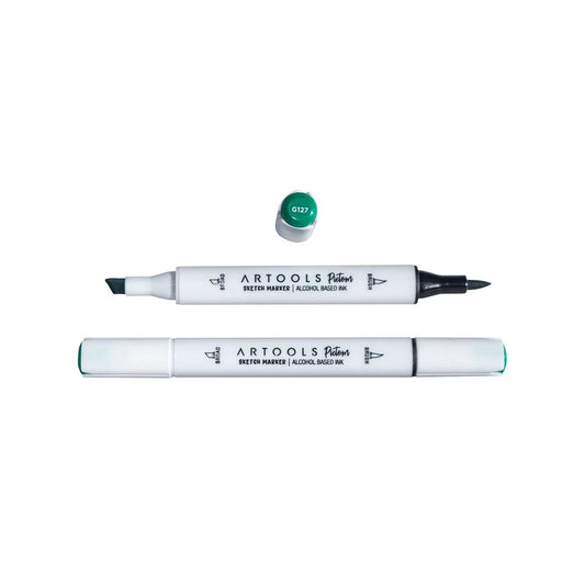 MARCADOR ARTOOLS PICTOM PONTA DUPLA EMERALD GREEN (G127)