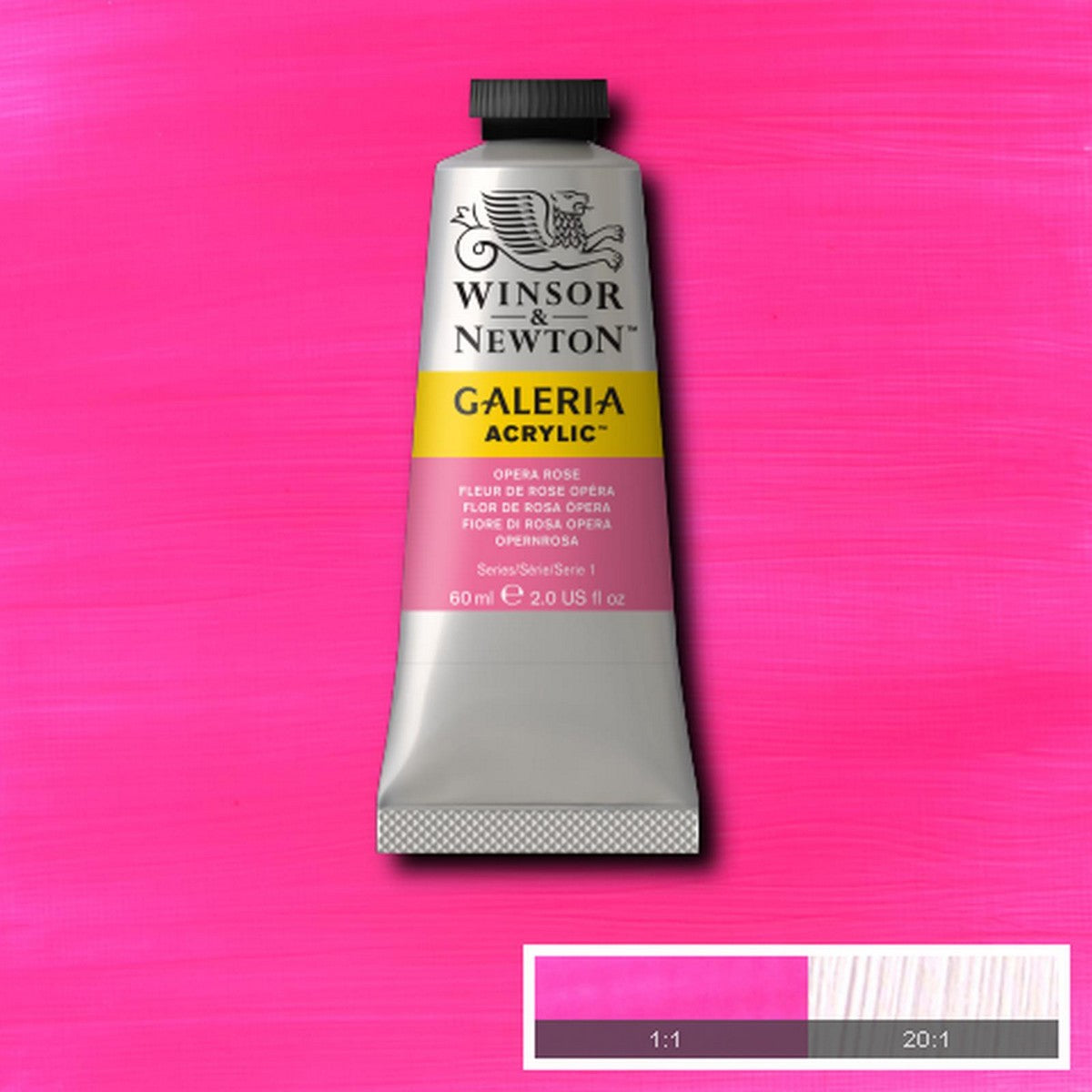 ACRILICA WINSOR NEWTON GALERIA 60ml 448 OPERA ROSE 2120448