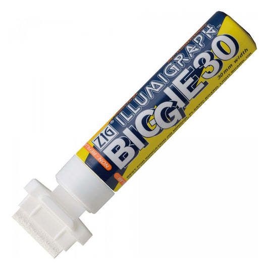 MARCADOR ZIG ILLUMIGRAPH BIGGIE 30 WHITE FLUORESCENT