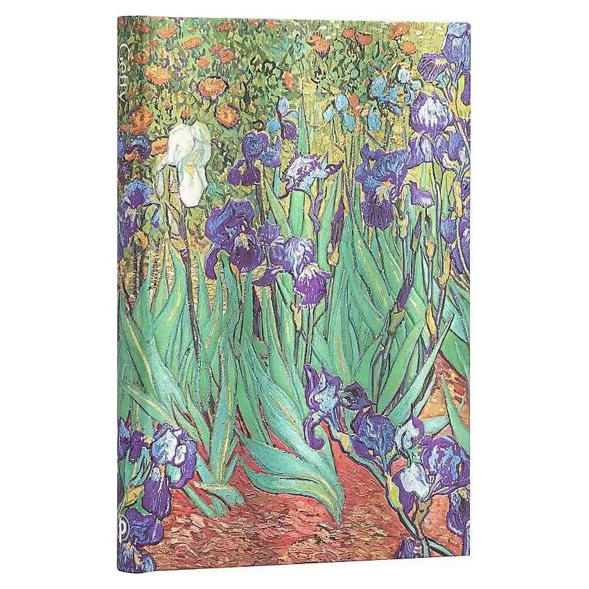 PAPERBLANKS VAN GOGH IRISES MIDI 12x18cm PB8205-7
