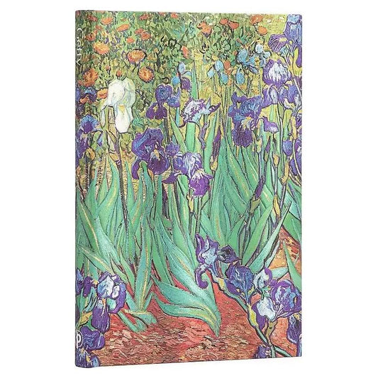 PAPERBLANKS VAN GOGH IRISES MIDI 12x18cm PB8205-7