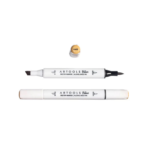 MARCADOR ARTOOLS PICTOM PONTA DUPLA YELLOW ORCHE (Y423)