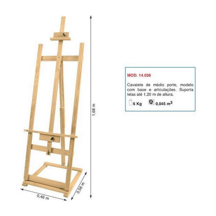 CAVALETE PINTURA 14026 TRIDENT