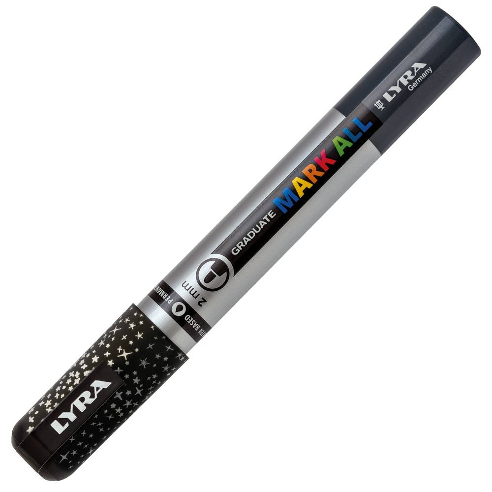 MARCADOR LYRA GRADUATE MARK ALL SPARKLING GLITTER PONTA 2MM