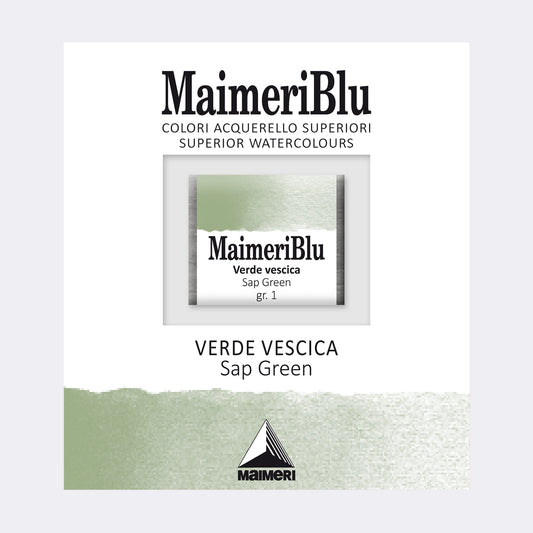 AQUARELA MAIMERIBLU ARTISTS HALF PAN 358 SAP GREEN