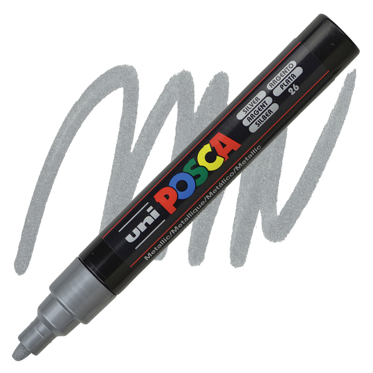 CANETA POSCA PC-5M 26 PRATA