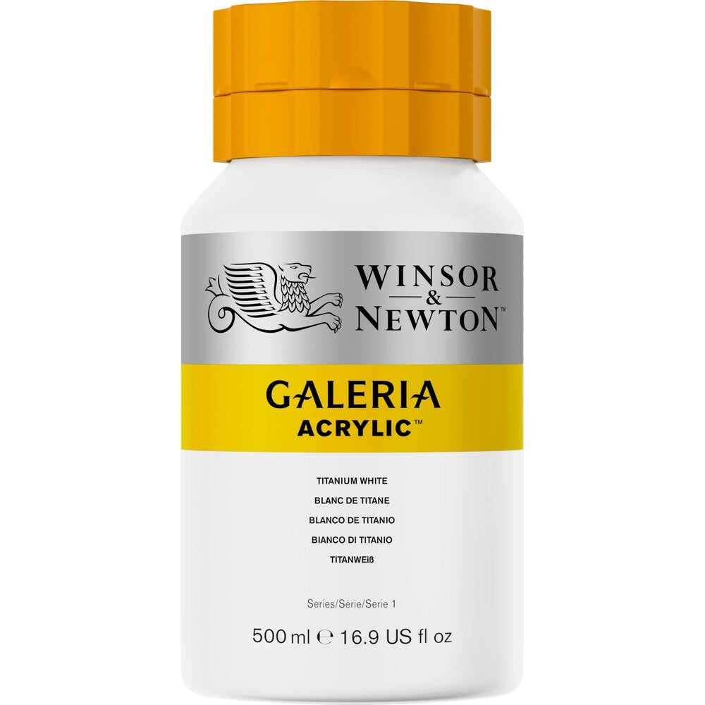 ACRILICA WINSOR NEWTON GALERIA 500ML 644 TITANIUM WHITE 2150644
