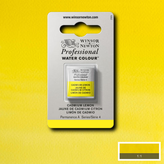 AQUARELA WINSOR NEWTON ARTISTS H PAN 086 CADMIUM LEMON S4