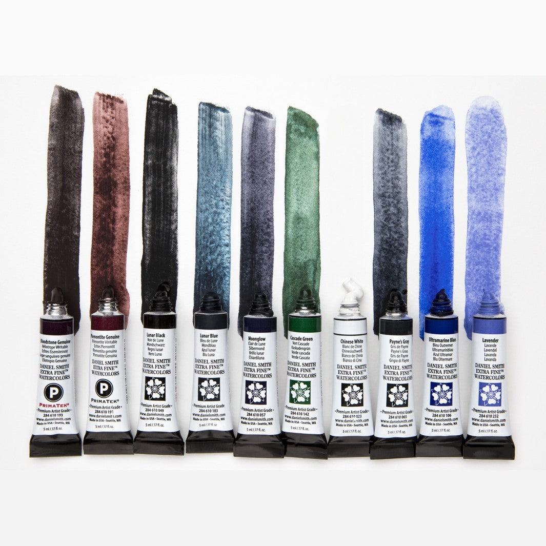 ESTOJO AQUARELA DANIEL SMITH NICOLAS LOPEZ 10 CORES 5ml