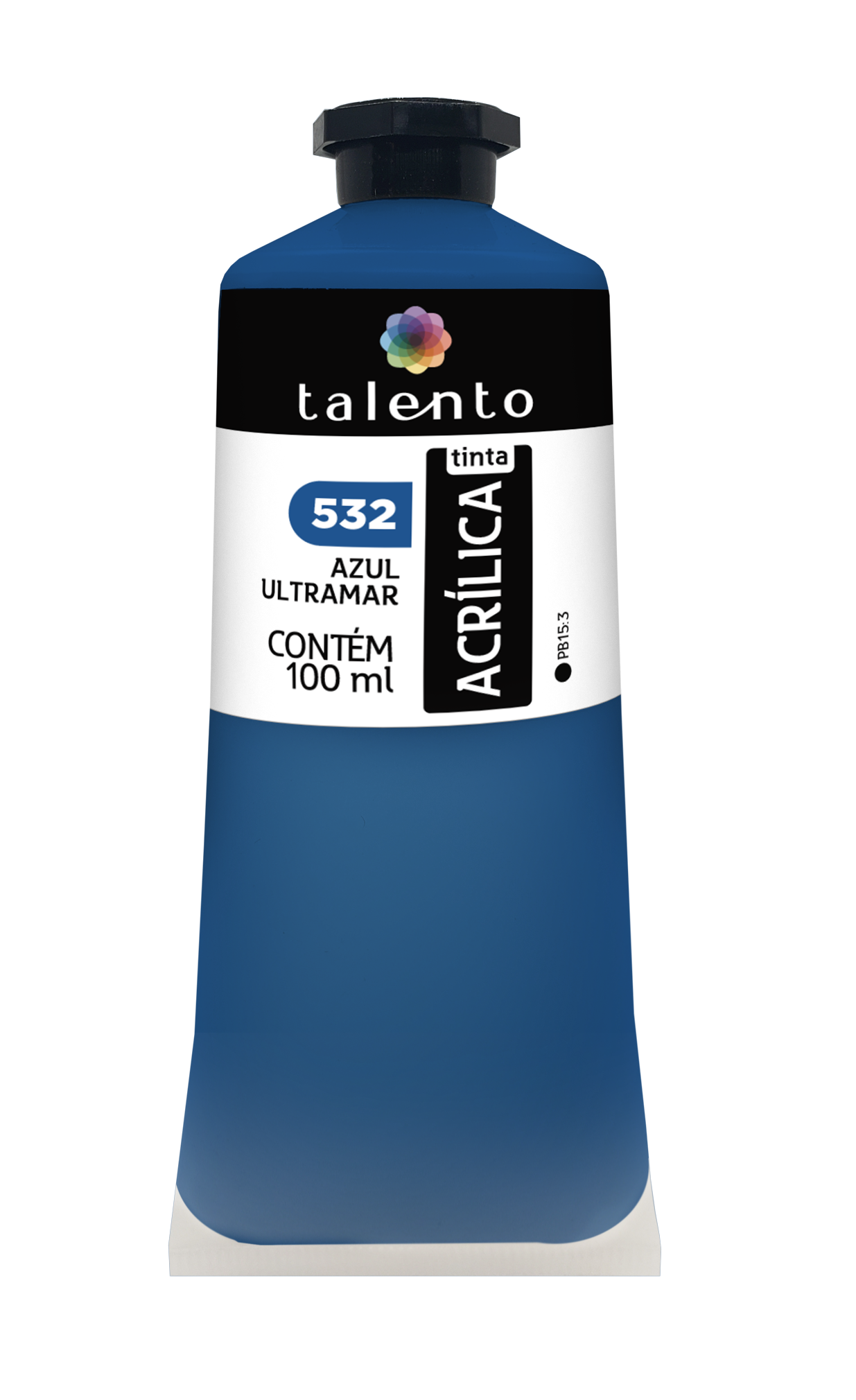 ACRILICA TALENTO 100ML 532 AZUL ULTRAMAR