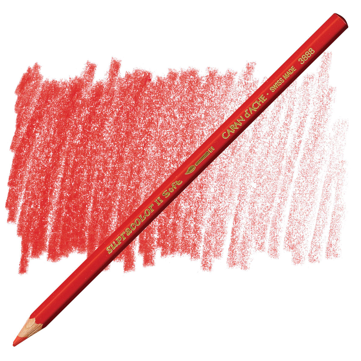 LAPIS AQUARELAVEL CARAN D´ACHE SUPRACOLOR 070 SCARLET 3888070
