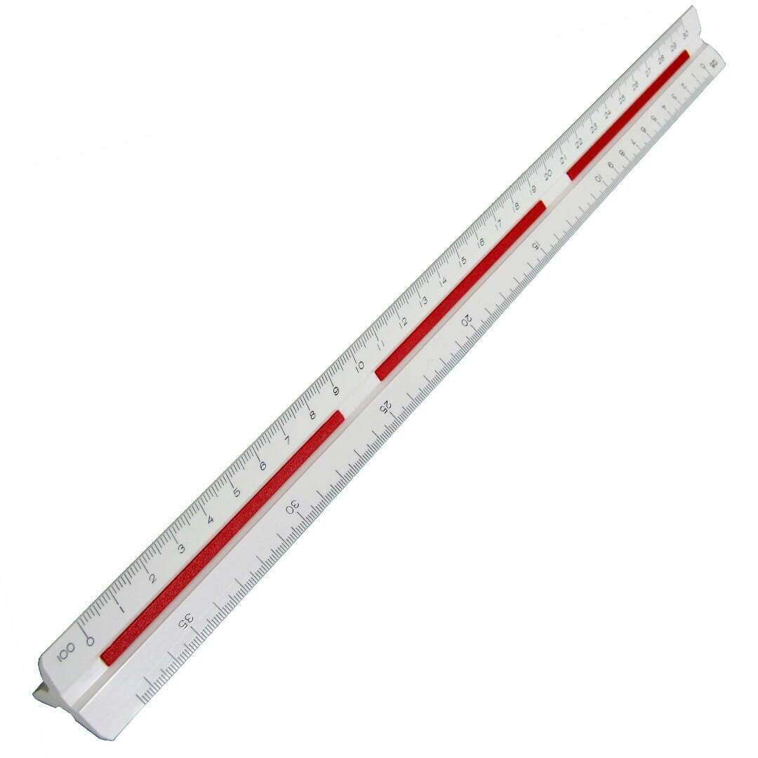 ESCALIMETRO 7830/3 TRIDENT (20); (25); (331/3); (50); (75); (100) BLISTER