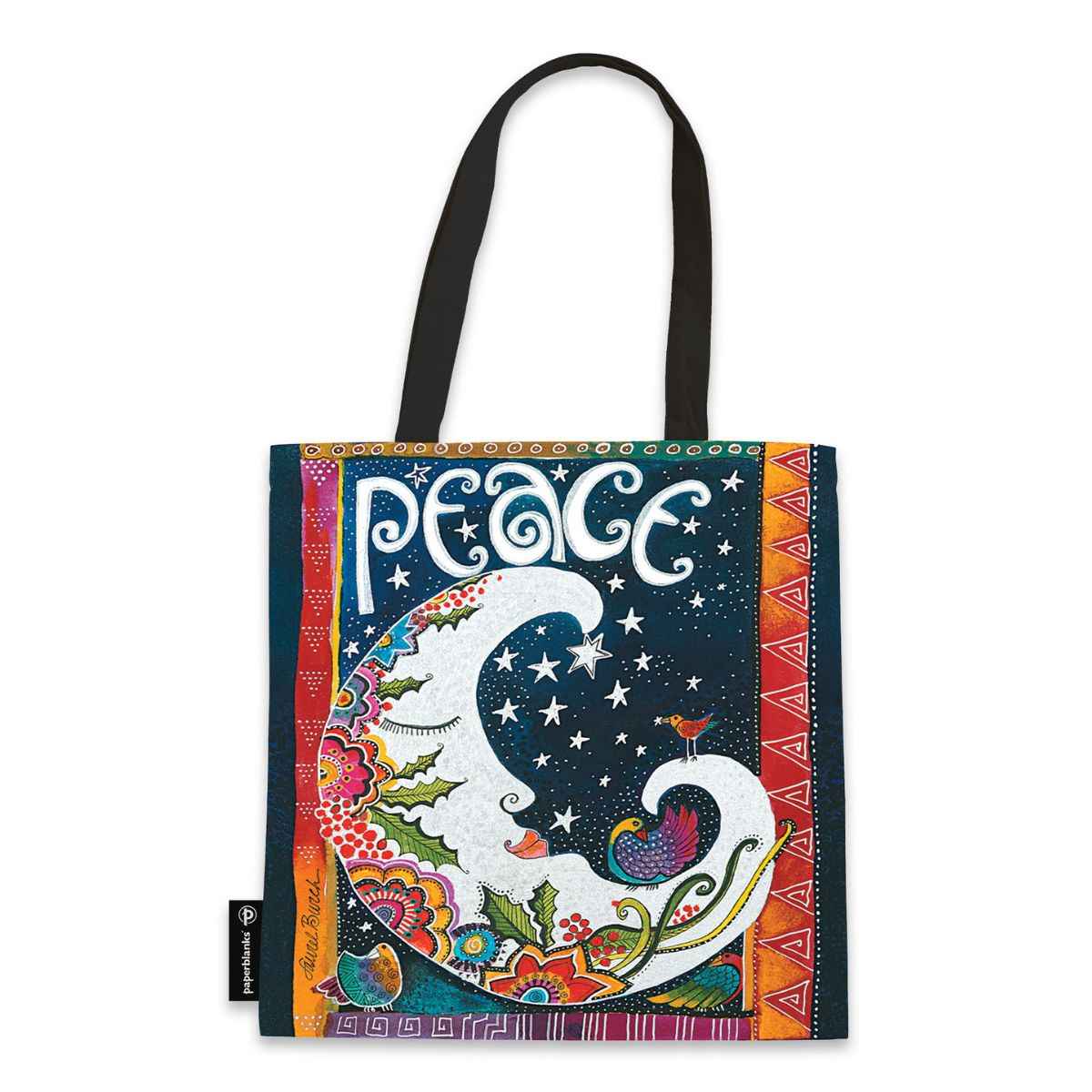 SACOLA CANVAS BAG PAPERBLANKS PEACE 9850-8