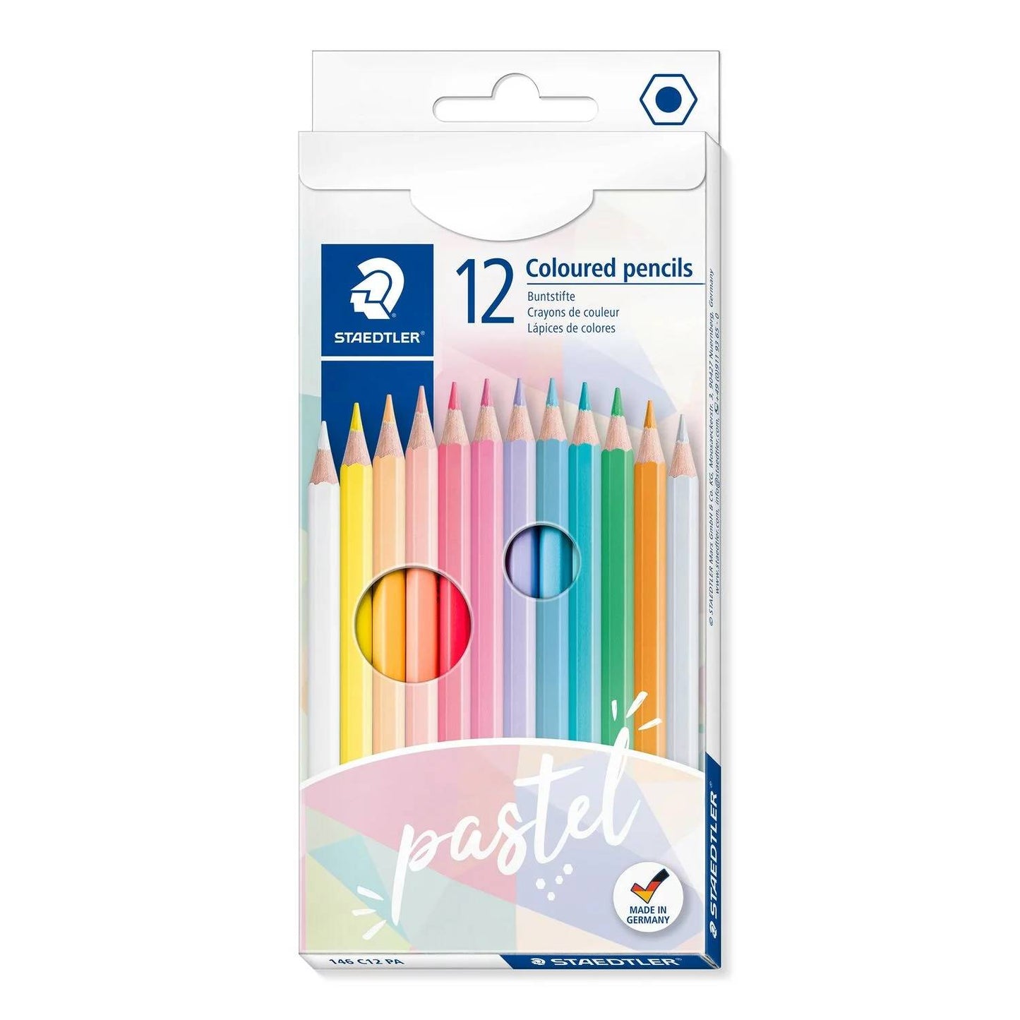 LAPIS COR STAEDTLER 12 CORES PASTEL 146 C12 PA