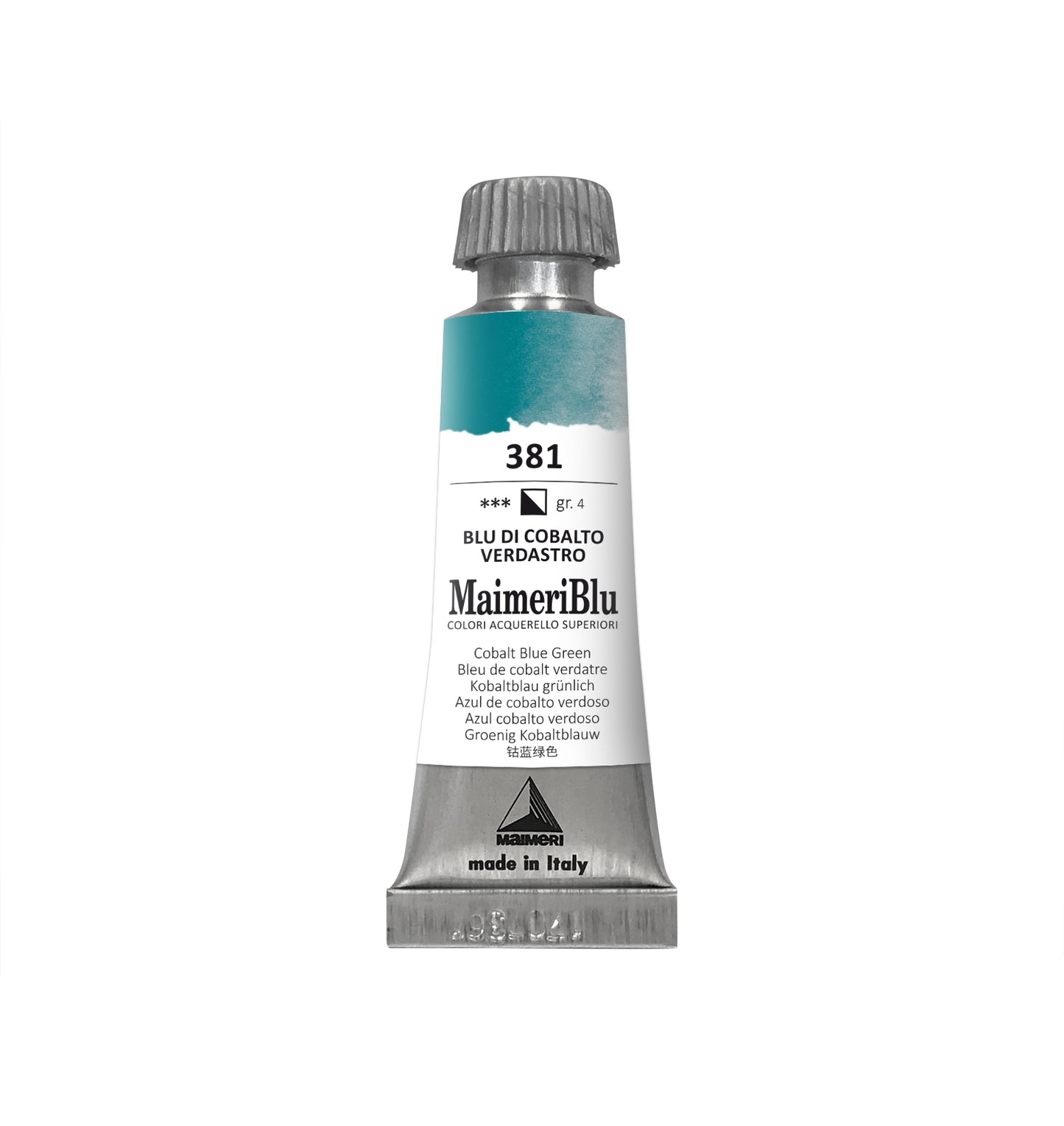 AQUARELA MAIMERIBLU ARTISTS 381 COBALT BLUE GREENISH 12ML S4