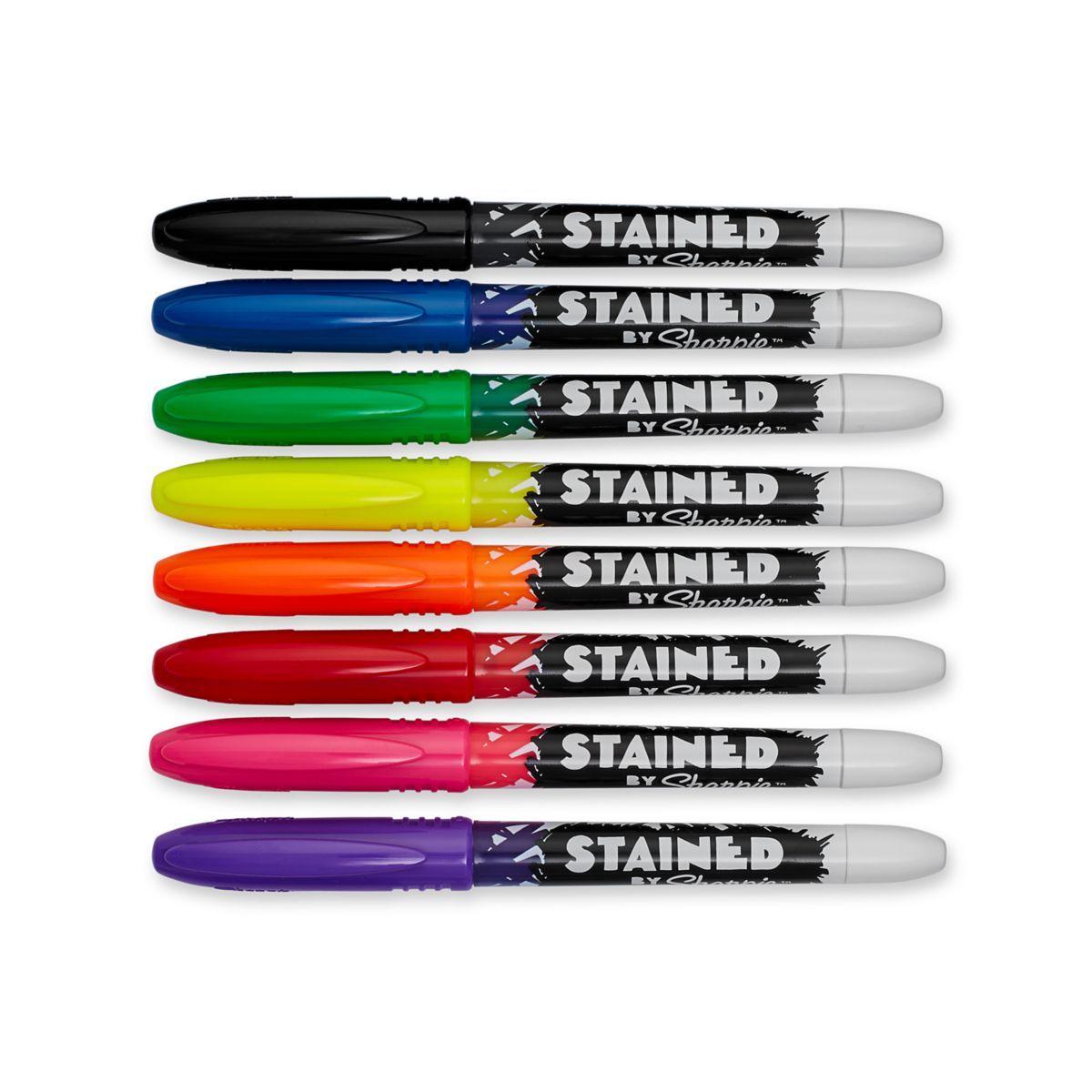 CANETA SHARPIE BRUSH STAINED TECIDO (FABRIC) 08 CORES