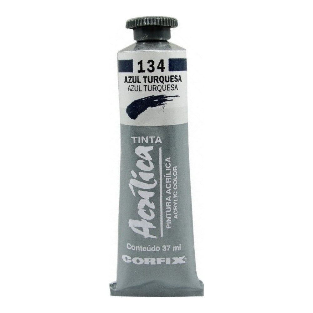 ACRILICA CORFIX 37ML 134 AZUL TURQUESA