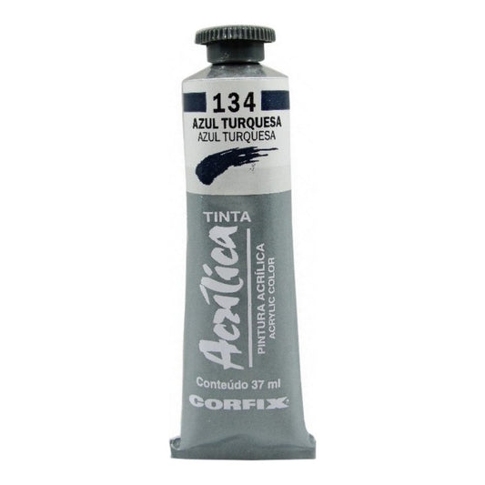 ACRILICA CORFIX 37ML 134 AZUL TURQUESA