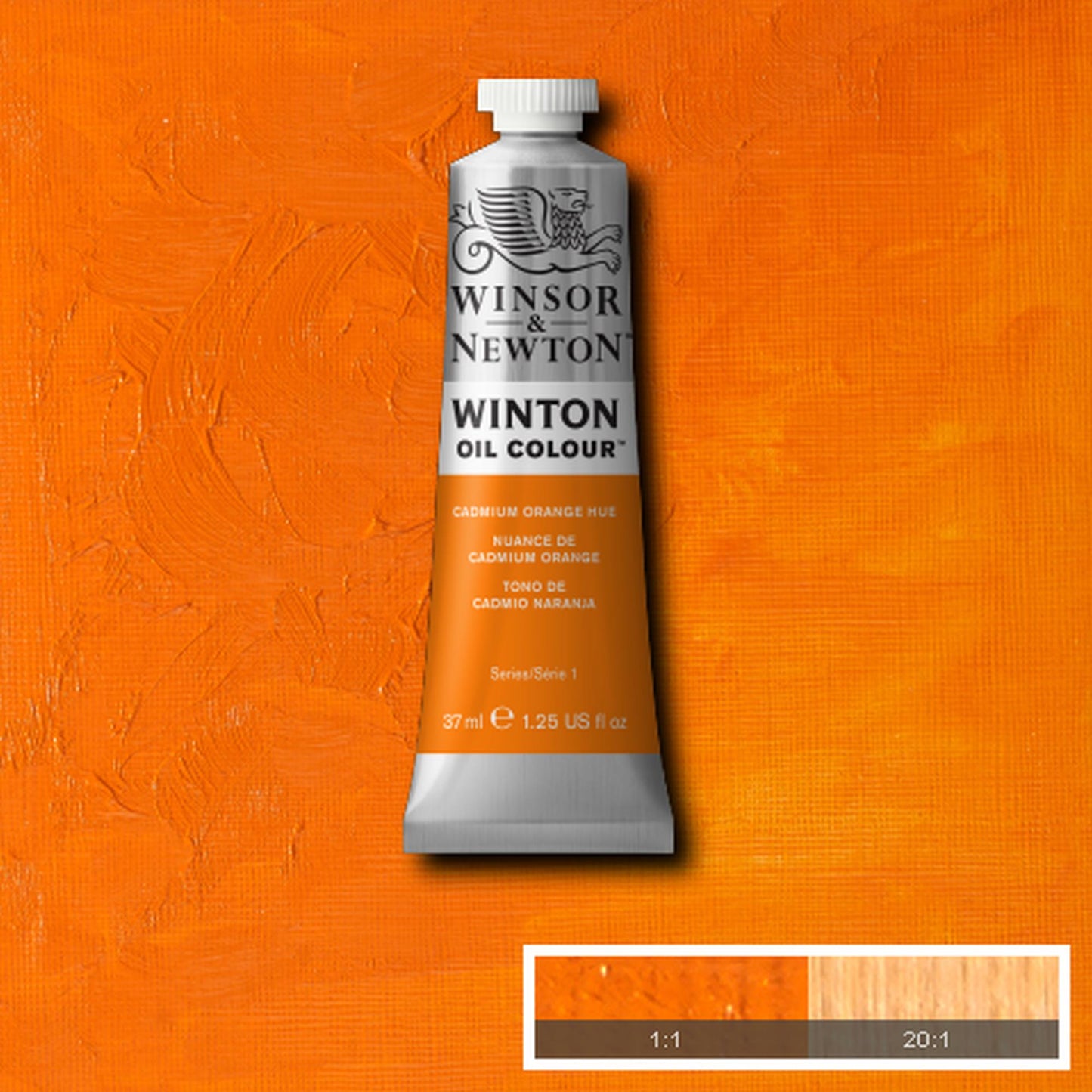 OLEO WINSOR NEWTON WINTON 37ML 090 CADMIUM ORANGE HUE