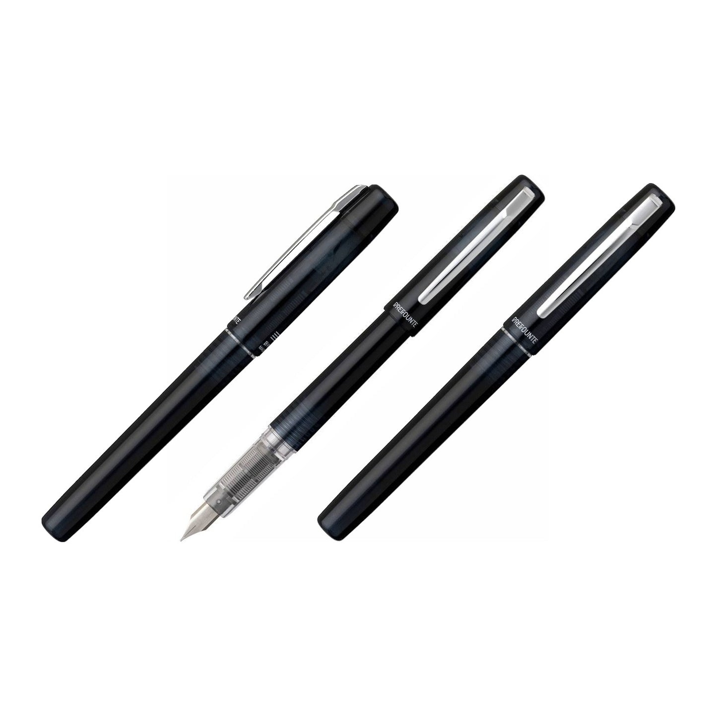 CANETA TINTEIRO PREFOUNTE PLATINUM 0.3 GRAPHITE BLUE 55F