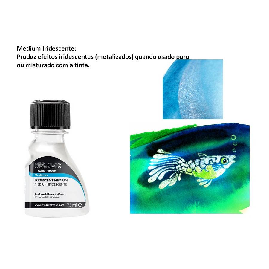 MEDIUM WINSOR NEWTON IRIDESCENT WATERCOLOUR 75ml