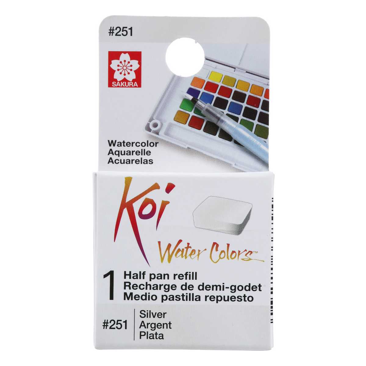 AQUARELA SAKURA KOI HALF PAN PRATA - 251