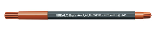 CANETA FIBRALO BRUSH 065 MARROM 186065