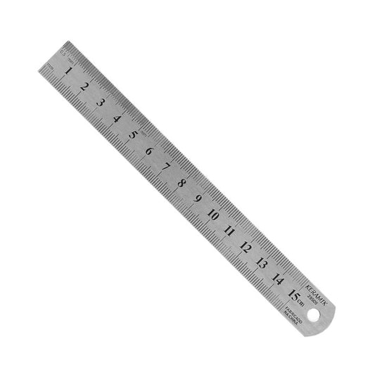 REGUA AÇO INOX 015cm KERAMIK