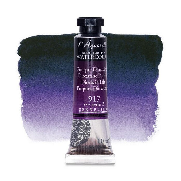 AQUARELA SENNELIER L'AQUARELLE 917 DIOXAZINE PURPLE 10ML S3