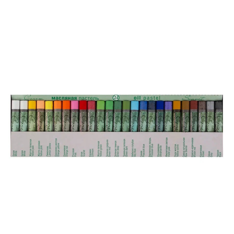PASTEL OLEOSO NEVSKAYA PALITRA 24 CORES
