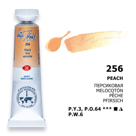 AQUARELA WHITE NIGHTS 256 TONS PASTEIS PEACH 10ML S1