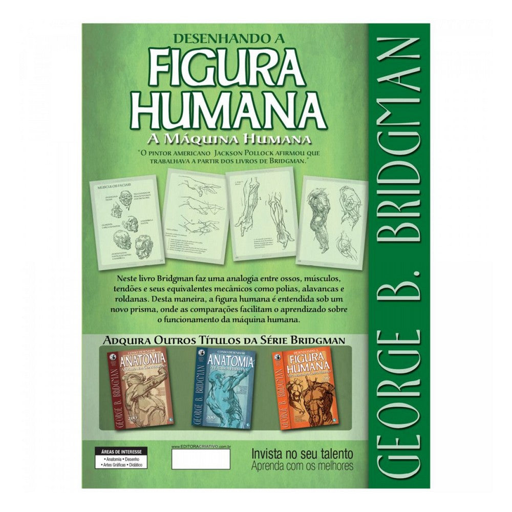 LIVRO "DESENHANDO FIGURA HUMANA - A MAQUINA HUMANA" BRIDGMAN