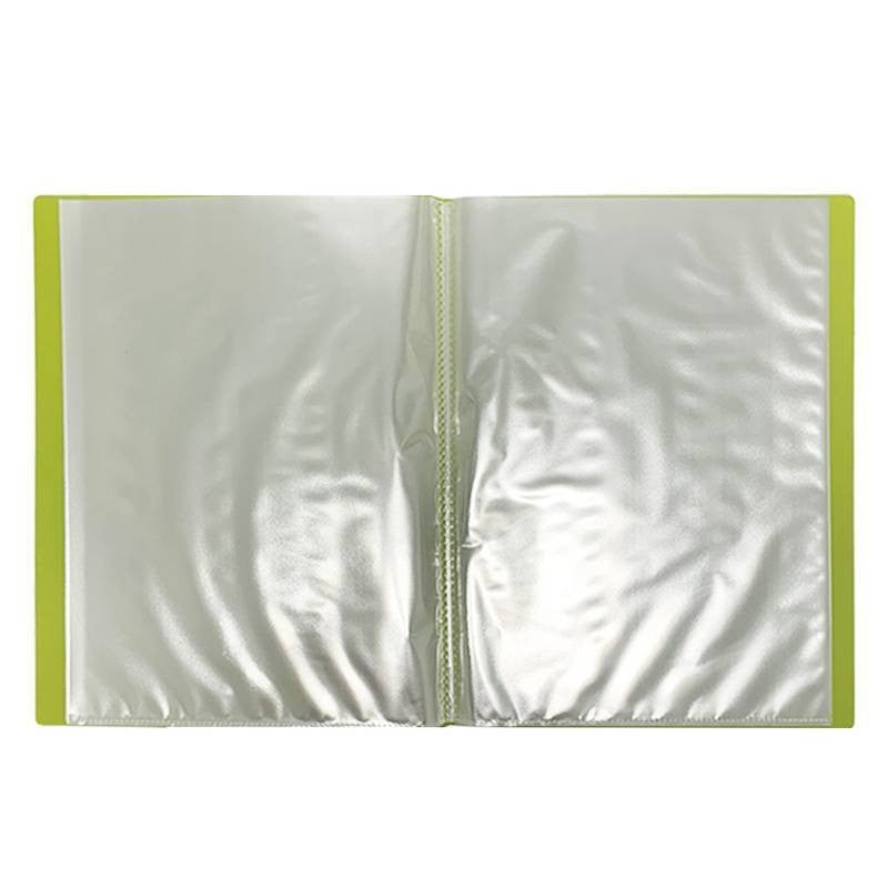 PASTA CATALOGO A4 30FLS VERDE LIMAO YES