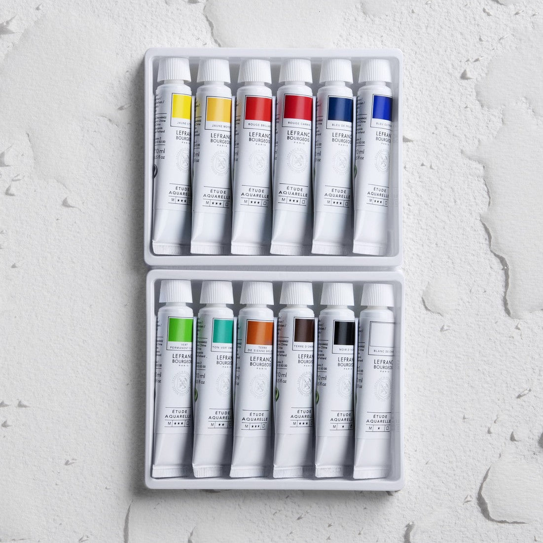 ESTOJO AQUARELA LEFRANC 12 TUBOS 10ML 301448