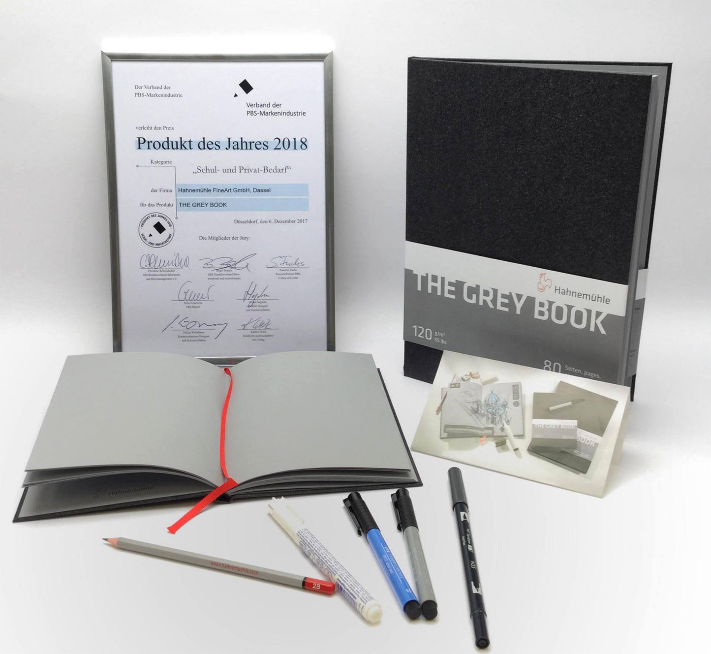 SKETCH BOOK HAHNEMUHLE GREY BOOK A5 120g/m2 40FLS