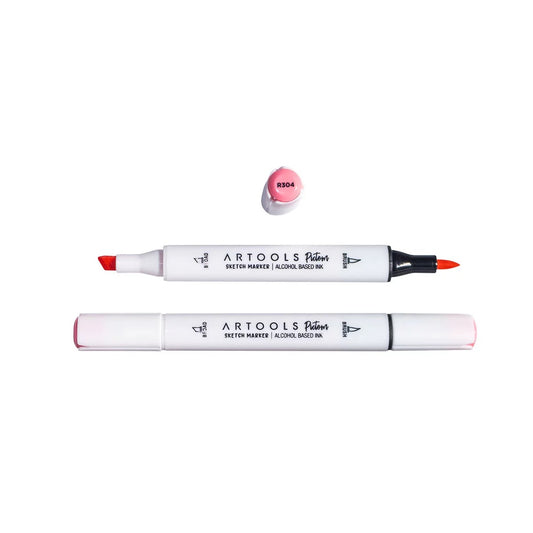 MARCADOR ARTOOLS PICTOM PONTA DUPLA PASTEL ROSE (R304)