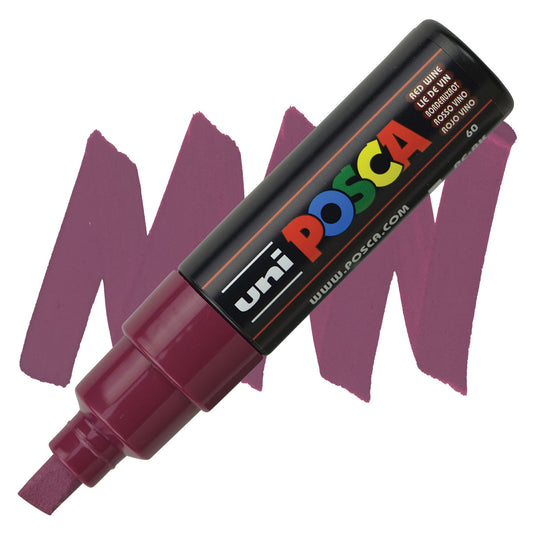 CANETA POSCA PC-8K 60 VERMELHO VINHO