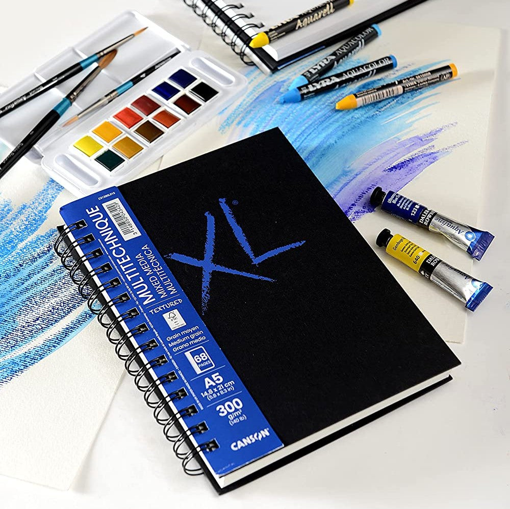 SKETCH BOOK CANSON XL BOOK MIX MEDIA 34FLS A5 300G