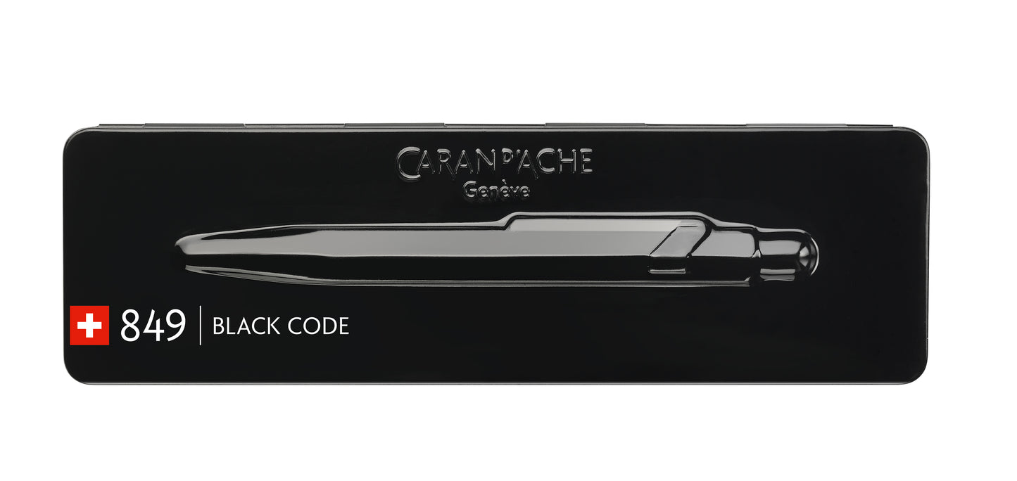 CANETA ESFERO CARAN D'ACHE 849 BLACK CODE